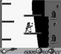 une photo d'Ã©cran de Aladdin sur Nintendo Game Boy